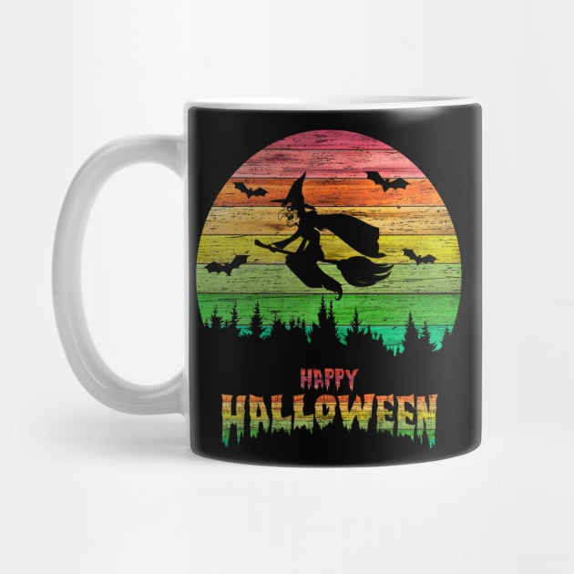 Vintage Halloween Witch by anbartshirts